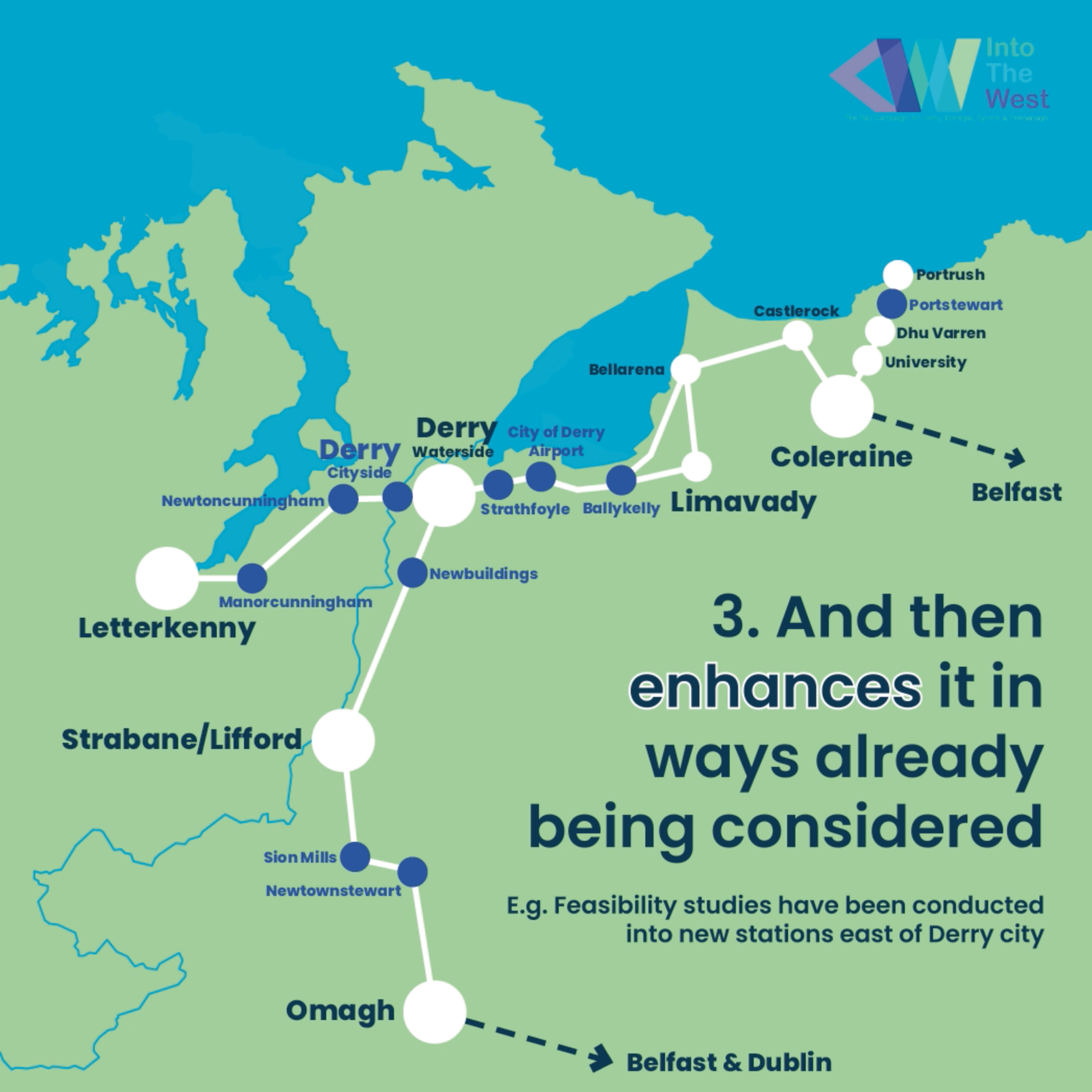 Enhanced network with new station proposals